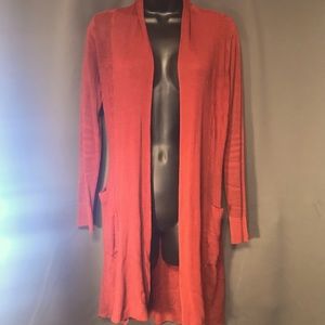 Burnt Orange Knit Cardigan